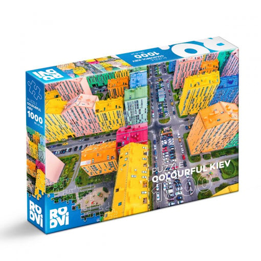 Puzzle Colourful Kiev - Puzzle adulți 1000 piese