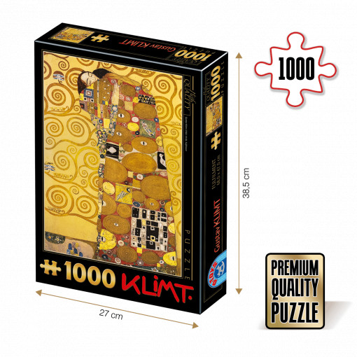 Puzzle Gustav Klimt - Fulfilment - Puzzle adulți 1000 piese