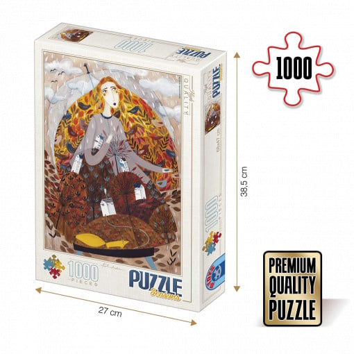 Puzzle Kürti Andrea - Puzzle adulți 1000 Piese - Anotimpuri - Toamna