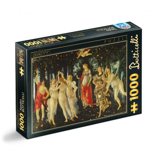 Puzzle Sandro Botticelli - Puzzle adulți 1000 piese - Primavera