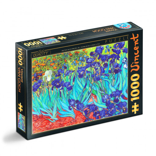 Puzzle Vincent van Gogh - Irises/Iriși - Puzzle adulți 1000 piese