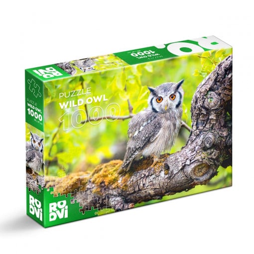 Puzzle Wild Owl - James Rushforth - Puzzle adulți 1000 piese