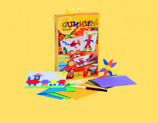 Gummifix - Set creativ Totum de confecționat cărți poștale