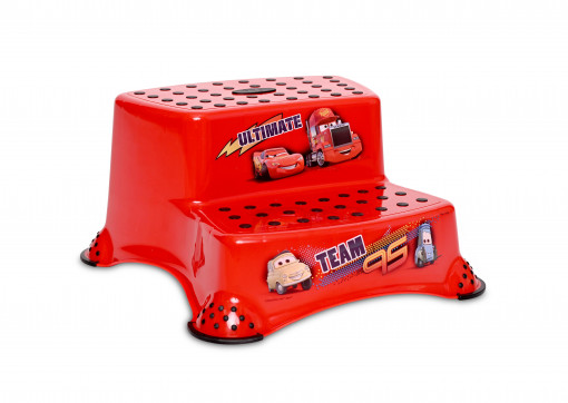 Inaltator dublu pentru baie antiderapant, Disney, Cars Red