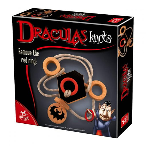 Puzzle 3D Dracula’s Knots 1 - Joc de logică cu piese din lemn