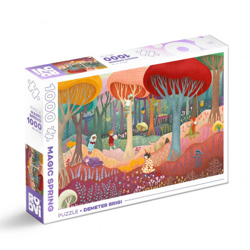 Puzzle Demeter Brigi - Magic Forest, Spring - Puzzle adulți 1000 piese