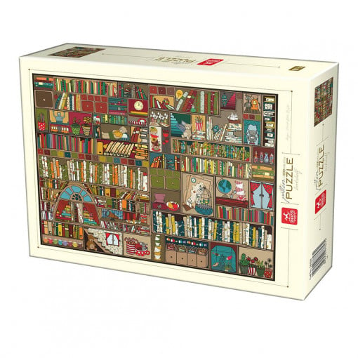 Puzzle Pattern Bookshelf - Puzzle adulți 1000 piese