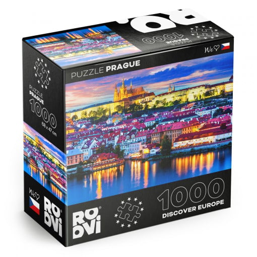 Puzzle Prague, Czech Republic - Puzzle adulți 1000 piese - Discover Europe