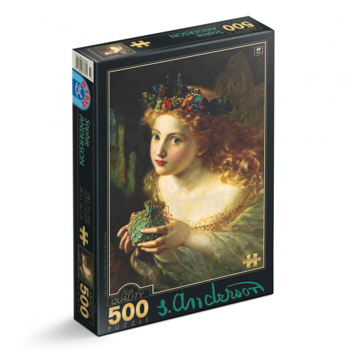 Puzzle Sophie Anderson - Puzzle 500 piese - Take the Fair Face of Woman