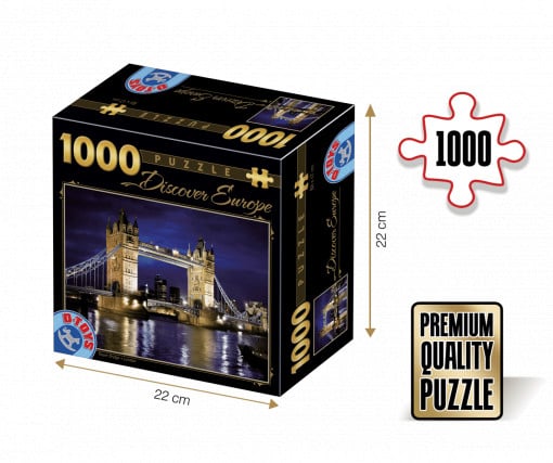 Puzzle Tower Bridge - Puzzle adulți 1000 piese - Discover Europe