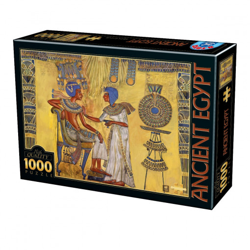 Puzzle Tutankhamon și Ankhesenamun - Puzzle adulți 1000 Piese - Egiptul Antic