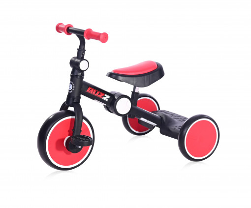 Tricicleta pentru copii, Buzz, complet pliabila, Red