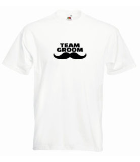 Tricou "team groom" (mustață)