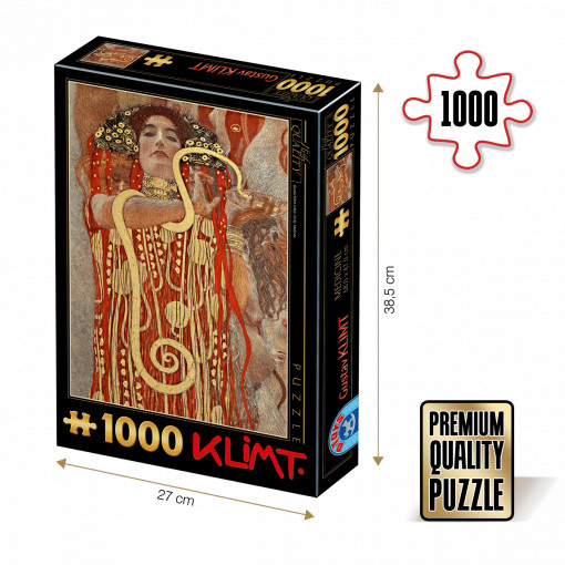 Puzzle Gustav Klimt - Hygieia - Puzzle adulți 1000 piese