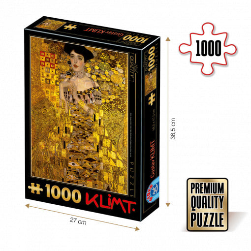 Puzzle Gustav Klimt - Puzzle adulți 1000 piese - Adele Bloch-Bauer I.