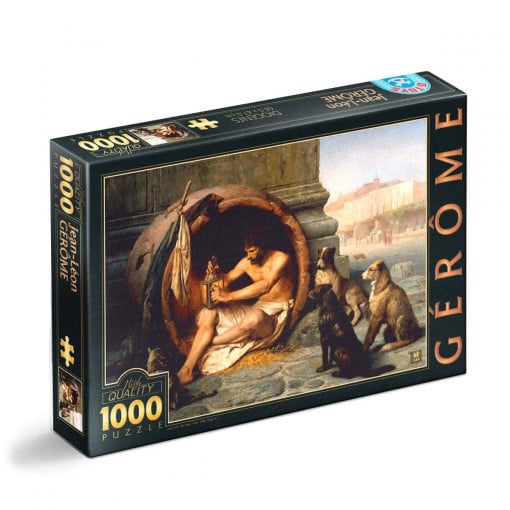 Puzzle Jean-Léon Gérôme - Puzzle adulți 1000 piese - Diogenes