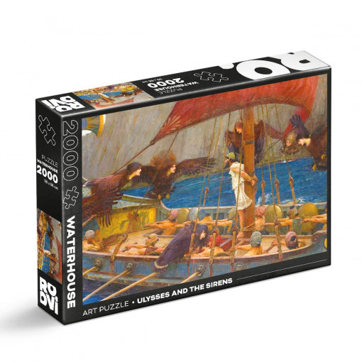 Puzzle John William Waterhouse - Puzzle adulți 2000 piese - Ulysses and the Sirens