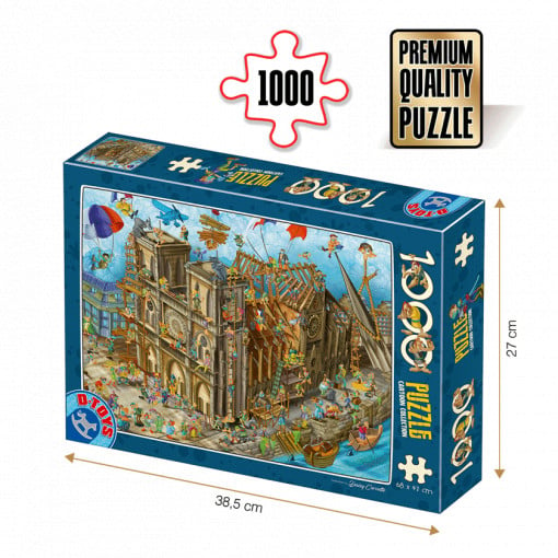 Puzzle Notre Dame - Puzzle adulți 1000 piese - Cartoon Collection