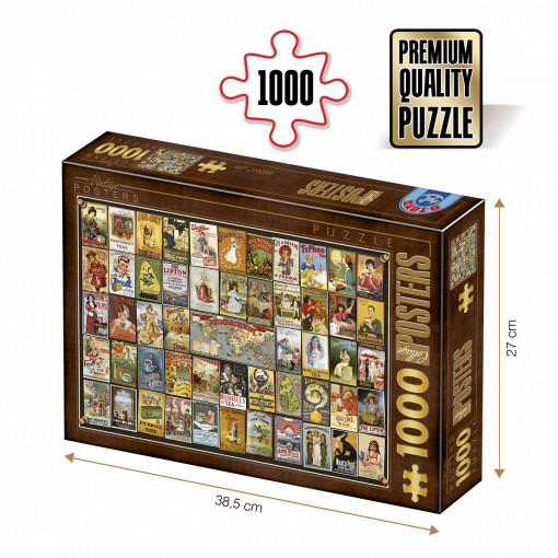 Puzzle Vintage Collage -Teas - Puzzle adulți 1000 piese