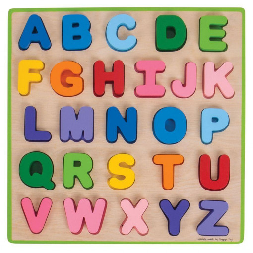 Puzzle colorat - alfabet - Img 1