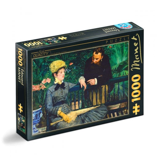 Puzzle Édouard Manet - Puzzle adulți 1000 piese - In the Conservatory/In sera