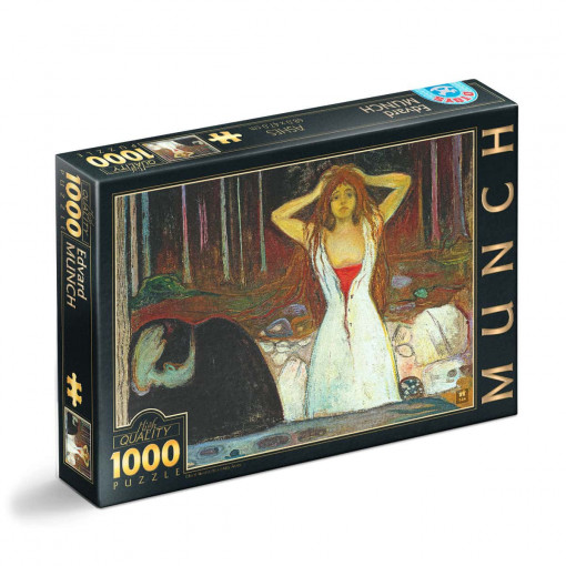 Puzzle Edvard Munch - adulți 1000 piese - Ashes / Cenușă