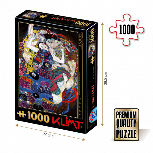 Puzzle Gustav Klimt - Puzzle adulți 1000 piese - The Virgin/Fecioara