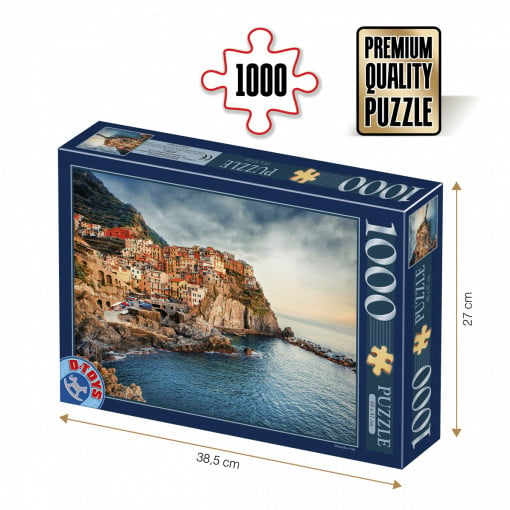 Puzzle Manarola, Italia - Puzzle adulți 1000 piese - Peisaje de zi