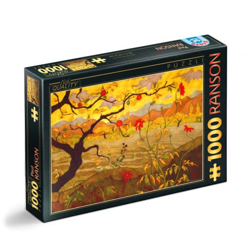 Puzzle Paul Ranson - Puzzle adulți 1000 piese - Apple Tree with Red Fruit