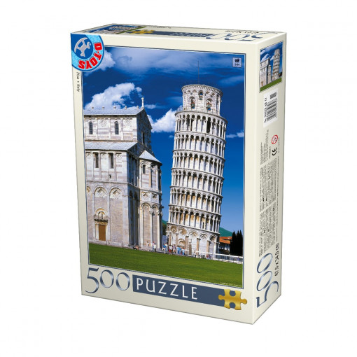 Puzzle Turnul din Pisa - Puzzle 500 piese - Peisaje de zi