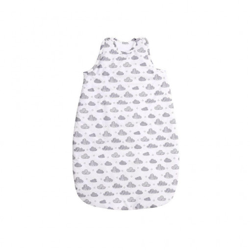 Sac de dormit de iarna, 95 cm, bumbac ranforce, White Clouds