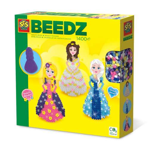 Set creativ Beedz - Margele de calcat Printese