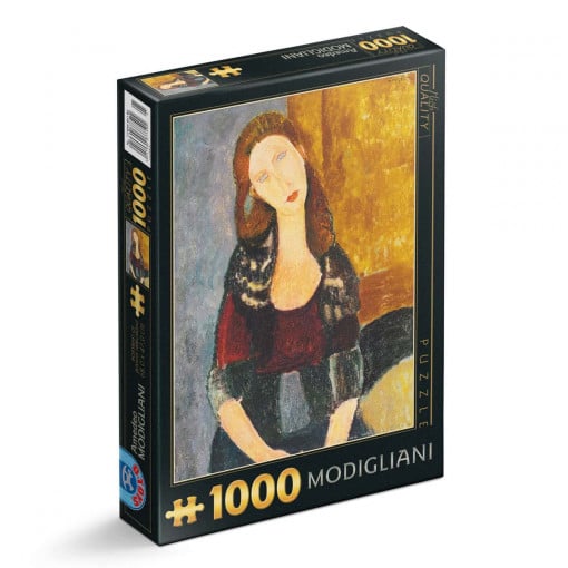 Puzzle Amedeo Modigliani - Puzzle adulți 1000 piese - Portrait of Jeanne Hébuterne