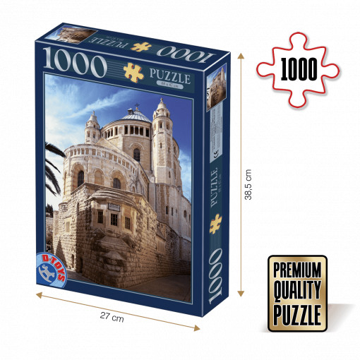 Puzzle Biserica Adormirea Maicii Domnului, Ierusalim - Puzzle adulți 1000 piese - Locuri Celebre