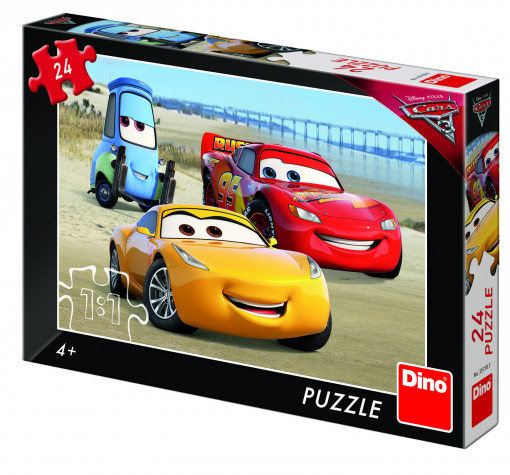 Puzzle - Cars 3 la mare (24 piese)