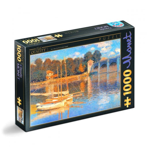 Puzzle Claude Monet - Puzzle adulți 1000 piese - The Bridge at Argenteuil