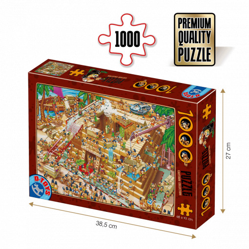 Puzzle Egyptian Pyramid - Puzzle adulți 1000 piese - Cartoon Collection