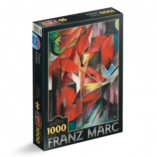 Puzzle Franz Marc - Puzzle adulți 1000 piese - Foxes/Vulpi