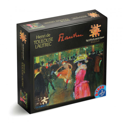 Puzzle Henri de Toulouse-Lautrec - Puzzle 515 piese Special - At the Moulin Rouge, The Dance