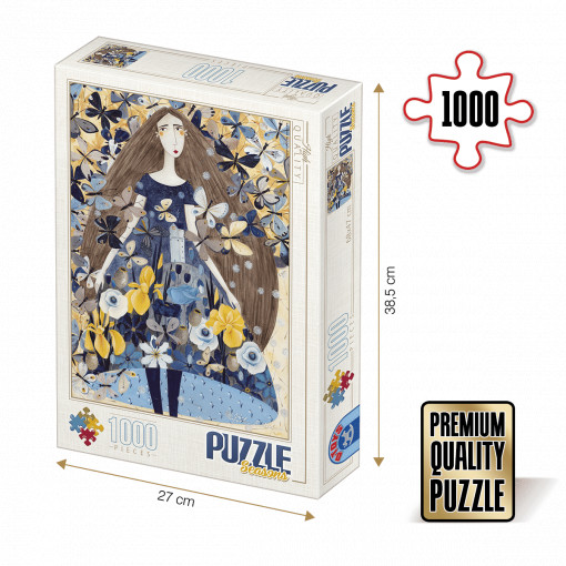 Puzzle Kürti Andrea - Puzzle adulți 1000 piese - Anotimpuri - Primăvara