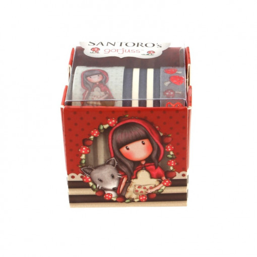 Set banda adeziva Gorjuss Little Red Riding Hood