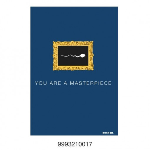 Felicitare BORN 2B - You are a masterpiece
