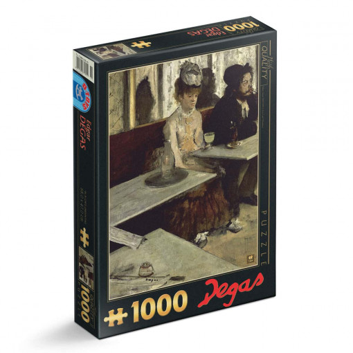 Puzzle Edgar Degas - Puzzle adulți 1000 piese - In a Café