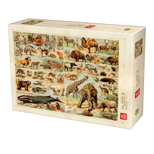 Puzzle Encyclopedia - Animale - Puzzle adulți 1000 piese