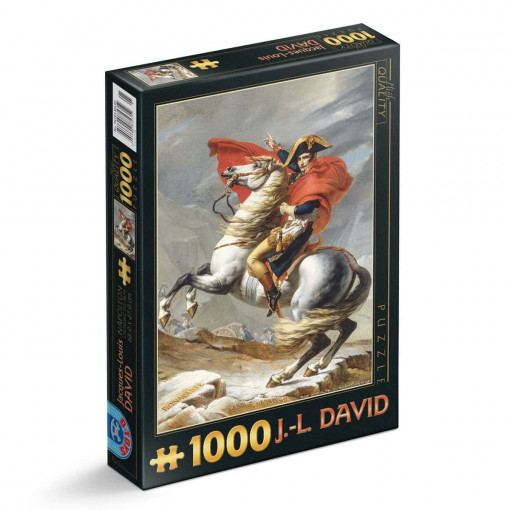 Puzzle Jacques-Louis David - Puzzle adulți 1000 piese - Napoleon Crossing the Alps