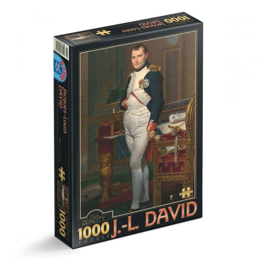 Puzzle Jacques-Louis David - Puzzle adulți 1000 piese - The Emperor Napoleon in his Study at the Tuileries