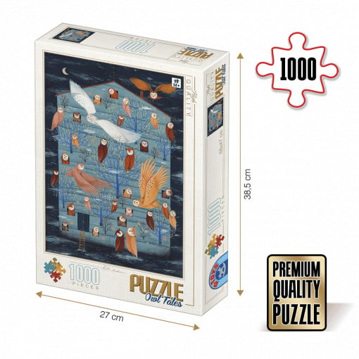 Puzzle Kürti Andrea - Owl Tales 2 - Puzzle adulți 1000 piese