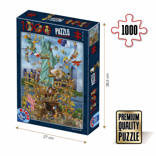 Puzzle New York - Puzzle adulți 1000 piese - Cartoon Collection