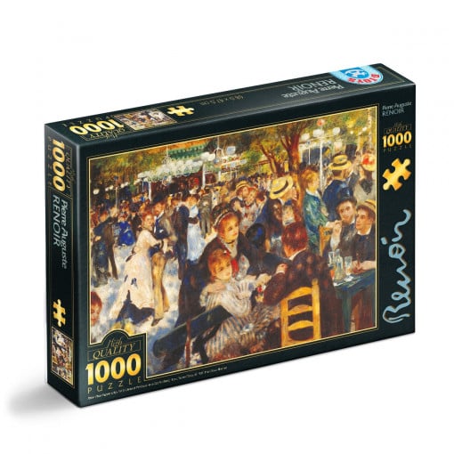 Puzzle Pierre-Auguste Renoir - Puzzle adulți 1000 piese - Dance at Le Moulin de la Galette