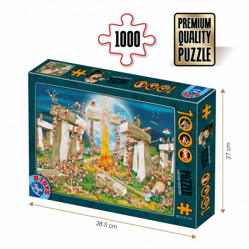 Puzzle Stonehenge - Puzzle adulți 1000 piese - Cartoon Collection